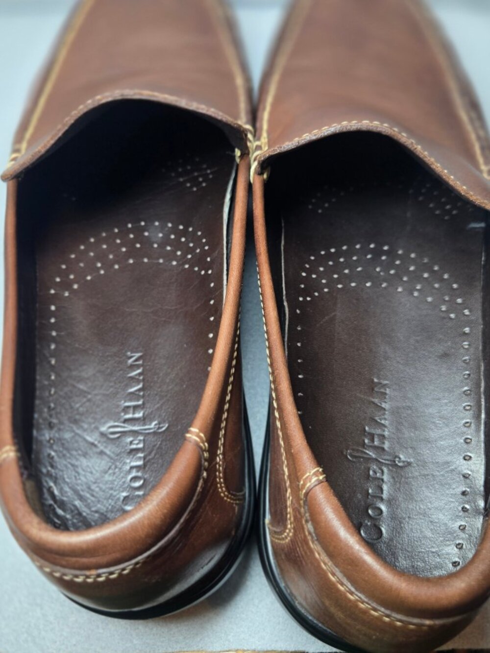 Cole Haan Brown Leather Loafers Size 10.5 - Picture 9 of 9
